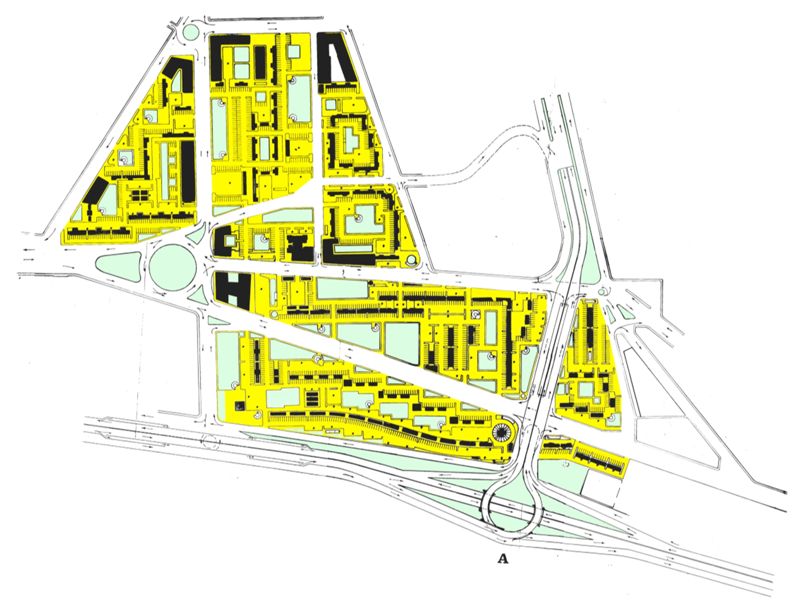 Planimetria a quota stradale e dei parcheggi