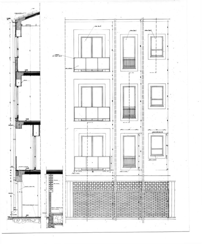 Edifici in linea. Finestre