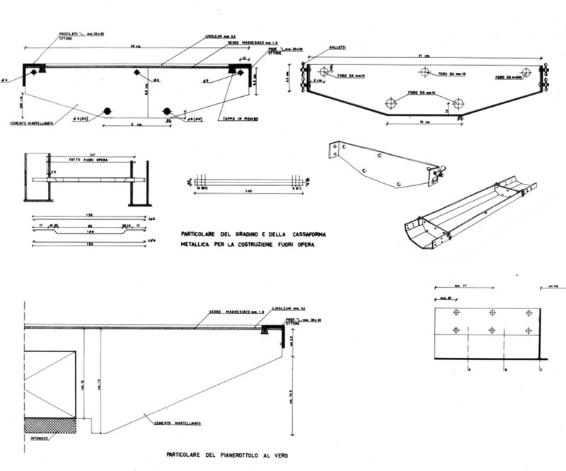 Particolari costruttivi scala