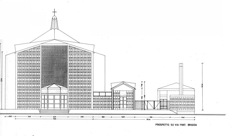 Prospetto su via Fratelli Brigida