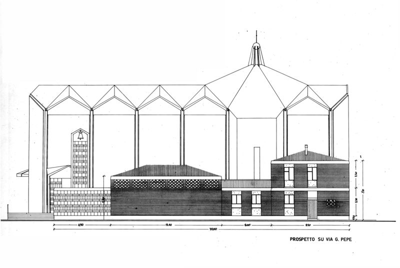Prospetto su via G. Pepe