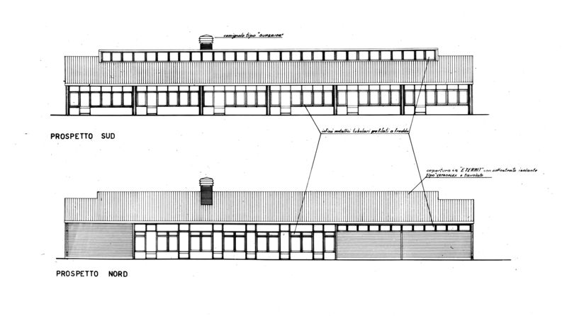 Prospetti nord e sud