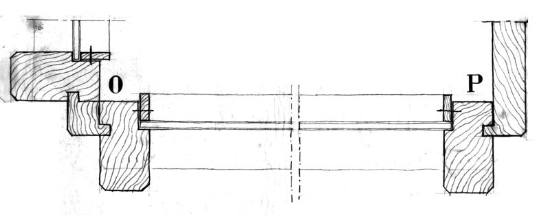 Finestre d'angolo. Sezione nodi P-O
