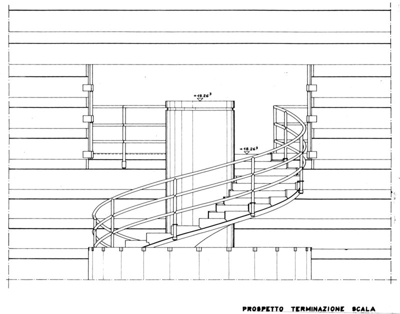 Prospetto terminazione scala