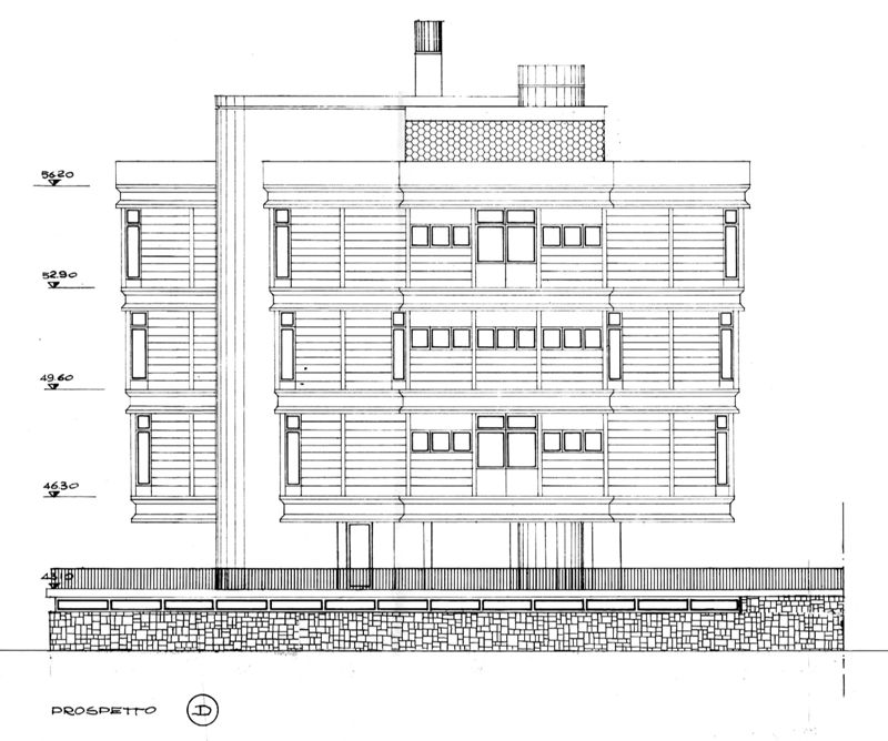 Prospetto  corpo di fabbrica A