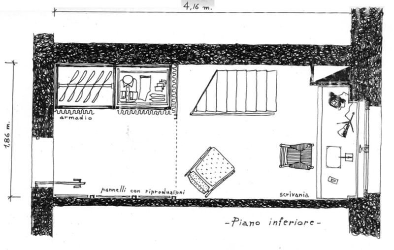 Pianta piano inferiore