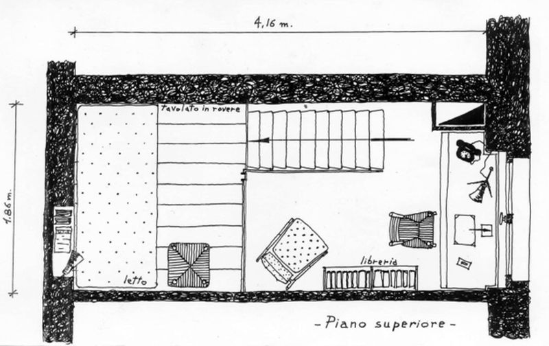 Pianta piano superiore