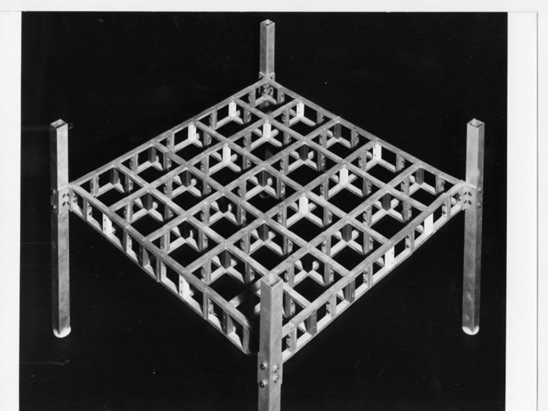 Solaio a elementi componibili di nodo e di parete, modello