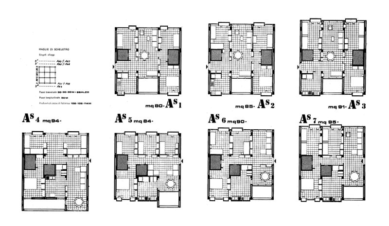 Alloggi tipo. As1-As7