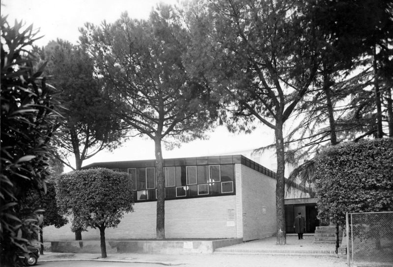 Vista realizzazione "grandi aule", esterno